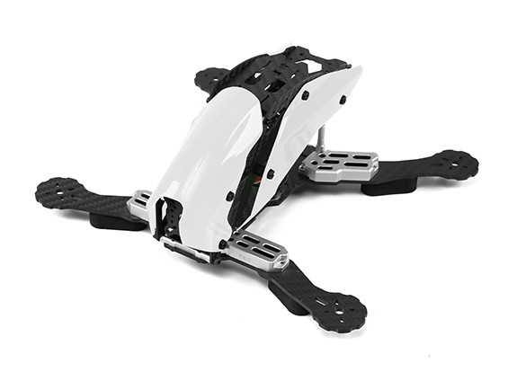 【60％OFF】 Fiber Carbon Full FPV Machine Through Space TL250C Tarot (White) Only Frame パーツ