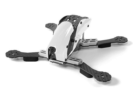 Tarot TL280C Space Through Machine FPV Full Carbon Fiber (White) Frame Only