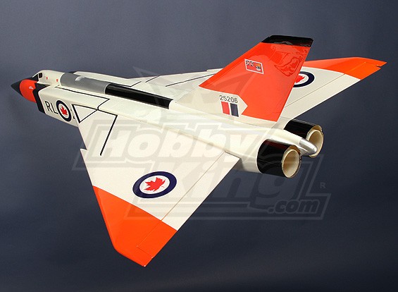 Avro Cf105 Arrow Fiberglass 70mm Edf Arf