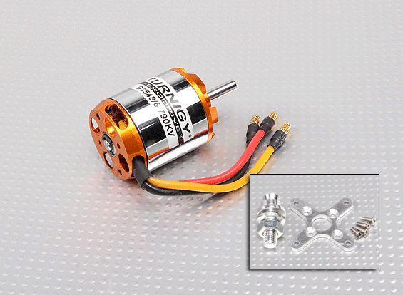 RCTimer BC3548-6 790KV ブラシレス モーター (Shaft 5.0mm)★ホビーショップ青空★ Rctimer A3548⁄4 1100KV Outrunner ブラシレス モーター (Shaft 4.0mm
