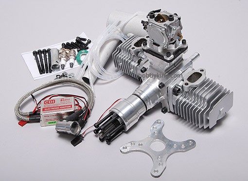 FTL 100cc Flat Twin Gas engine w CD Ignition