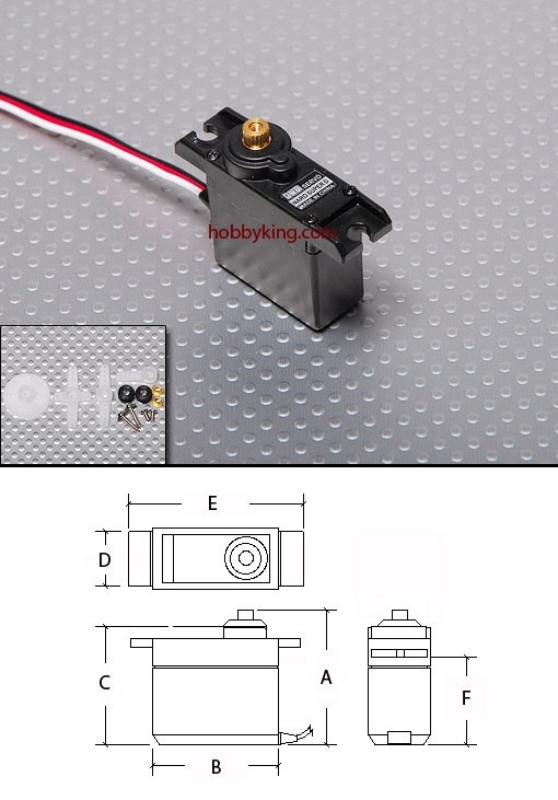 GWS Naro Super 19g / 3.6kg / .07sec Digital Servo