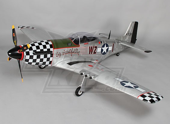 P-51D Big Beautiful Doll 1600mm EPO w/Electric Retracts 