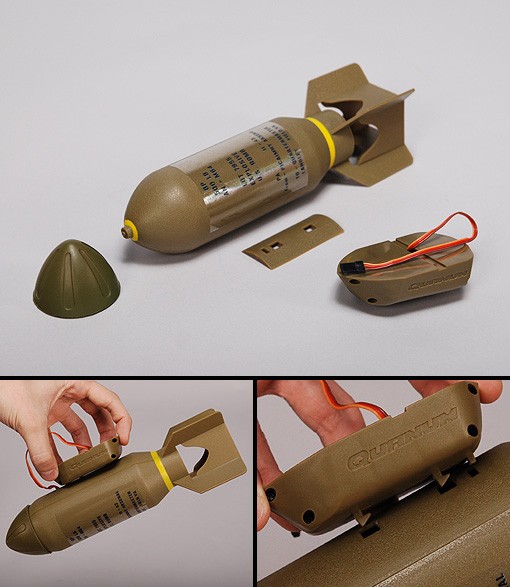 rc plane with bomb bay