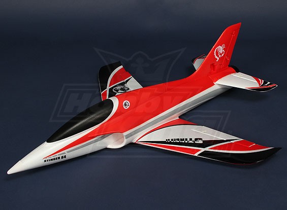 大人気アイテム Stinger 64 EDF Sport Jet 700mm Red EPO (ARF) ホビーラジコン