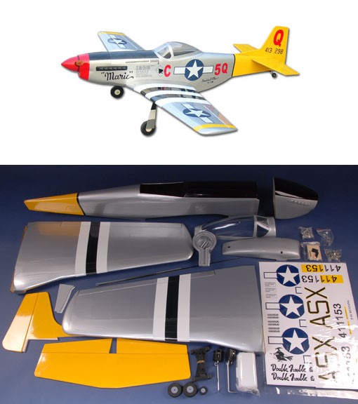 テトラ P-51D ムスタング60 TM P51D Mustang .60 Size ARTF