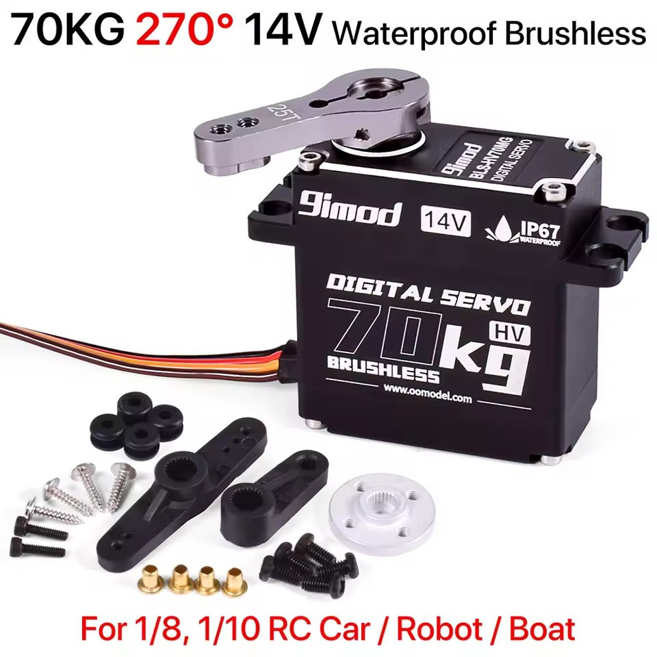 9iMOD BLS-HV70KG-270 HV (10~15V) Waterproof 270° MG Metal-Cased