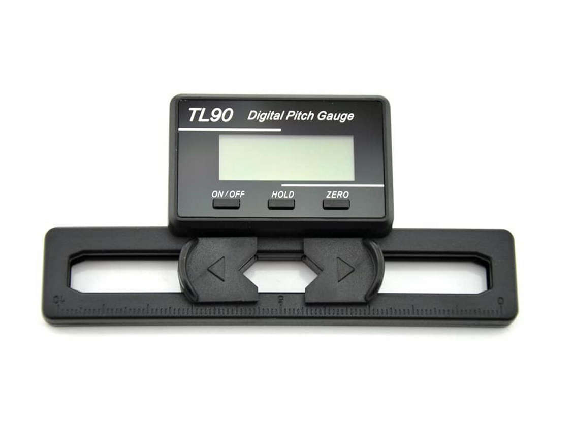 TL90 Gauge Digital Tague LCD Trancheur d'affichage à écran LCD jauge de Hauteur RC Outil de Mesure d'angle inclinomètres Noirs 