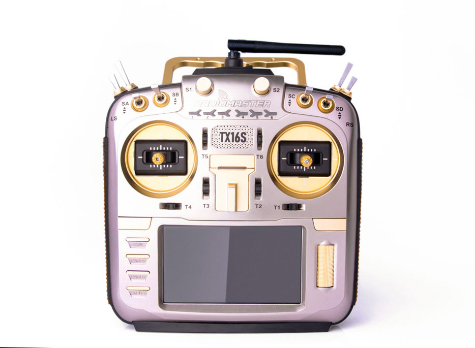 RADIOMASTER TX16S Max (Rose Gold CNC/Leather Luxury Edition) Hall 4-in-1  2.4GHz 16ch Multi-Protocol OpenTx RC Transmitter