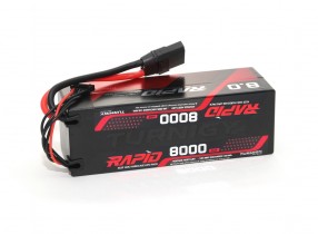 Turnigy Rapid 8000mAh 4S2P 140C Hardcase LiPo Battery Pack wXT90