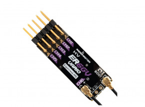 RADIOMASTER ER6GV FCC 2.4GHz 6ch ELRS PWM Receiver w/Dual Antenna & Vario