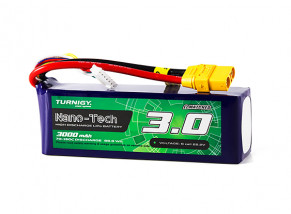 Turnigy Nano-Tech 3000mAh 6S 70C Lipo Pack w/XT90 (HR Technology)