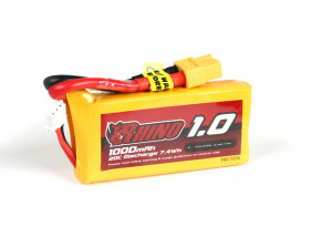 Rhino 1000mAh 2S1P 20C Lipo Pack w/XT60