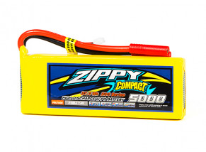 ZIPPY Compact 5000mAh 2S1P 20C Lipo Pack