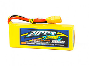 ZIPPY Compact 5000mAh 4S1P 30C Lipo Pack w/XT90