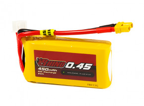 Rhino 450mAh 3S 50C Lipo Pack w/XT30