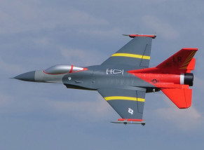 H-King (PNF) F-16 Fighting Falcon 50mm 12 Blade EDF (4S) 550mm EPO w/6 Axis ORX Flight Stabilizer