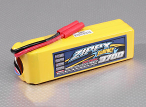 ZIPPY Compact 3700mAh 6S 25C Lipo Pack