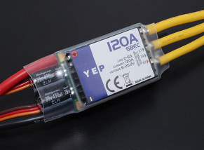 YEP 120A LV (2-6S) Brushless Speed Controller with Selectable SBEC