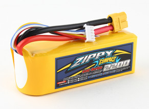 ZIPPY Compact 2200mAh 4s 60c Lipo Pack