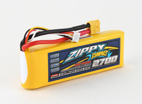 ZIPPY Compact 2700mAh 3s 40c Lipo Pack