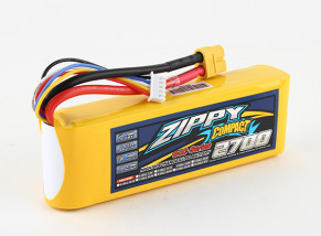 ZIPPY Compact 2700mAh 4s 60c Lipo Pack