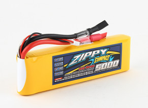 ZIPPY Compact 5000mAh 2s 60c Lipo Pack