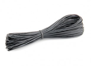 Turnigy High Quality 22AWG Silicone Wire 10m (Black)