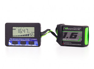 Turnigy 8S Battery Capacity Meter - Battery Voltage Capacity Checker - Balance Discharger/ Servo Tester