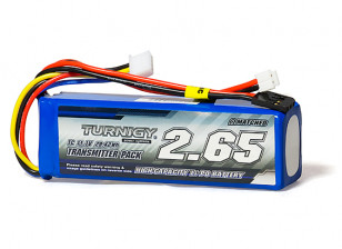 Turnigy 2650mAh 3S 1C Lipoly Tx Pack (Futaba/JR)