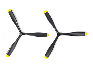 Avios Albatross HU-16/BushMule V2 - Propeller Set 10x8 3-Blade Std/Reverse (2pcs)