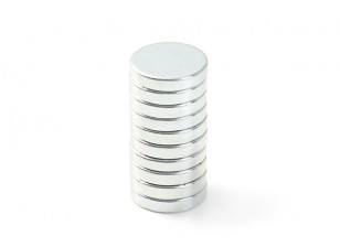 Neodymium Button Magnet 10x2mm (10pcs)