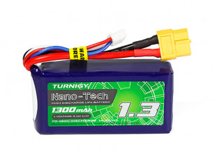 Turnigy Nano-Tech Plus 1300mAh 3S 70C Lipo Pack w/XT60