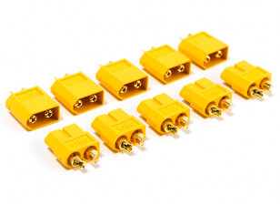 Genuine XT60 Nylon Connectors Male/Female (5 pairs)