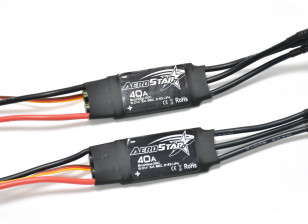 AVIOS KingTwin 1700 Sports/Scale Executive Turboprop Replacement Aerostar 40A ESC (2pcs)
