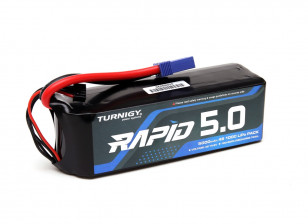 Turnigy Rapid 5000mAh 4S (14.8V) 100C LiPo Battery Pack w/EC5 Connector |  hobbyking