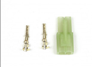 Mini Tamiya Male Connector w/Gold Plated Sockets (10pcs)