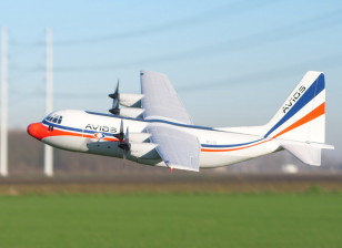 AVIOS (PNF) C-130 V2 Civilian Cargo Scale Turboprop w/Retracts & Flaps EPO (1600mm)