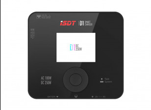 ISDT D1 1~6S 250W 10A AC/DC Smart Balance Charger/Discharger (US Plug)