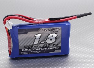 Turnigy 1800mAh 2S 12C Lipo Receiver Pack