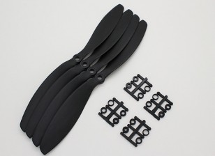 Turnigy 9x4.7 Slowfly Pusher Propeller Black (4pcs)