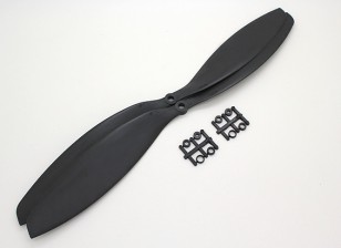 Turnigy 14x4.7 Slowfly Propeller Pusher Black (2pcs)