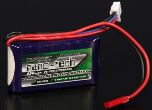 2x 3.7V 500mAh 30C LiPO Battery MX2.0-2P plug for RC mini model flyer Lipolymer