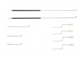 AVIOS KingTwin 1700 Sports/Scale Executive Turboprop Replacement Pushrod Set (9pcs)