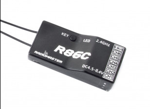 RADIOMASTER R86C-D8 6/8ch PWM/SBUS Receiver (Frsky D8 Compatible)