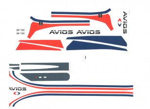 AVIOS C-130 V2 Civilian Cargo Replacement Decal Set