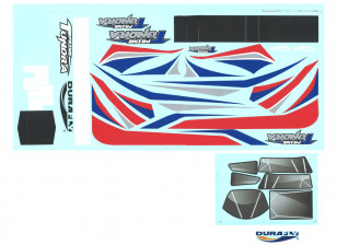 Durafly Prime Tundra PT1200 Replacement Decal Set