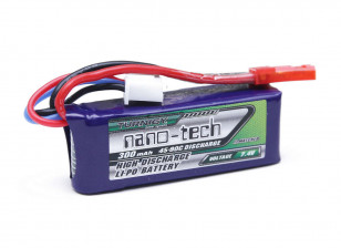 Turnigy Nano-Tech 300mAh 2S 45~90C LiPo Pack