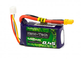 Turnigy Nano-Tech 450mAh 3S 45C Lipo Pack w/XT30