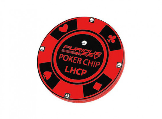 Furious FPV Poker Chip 5.8GHz LHCP Antenna (SMA Male)